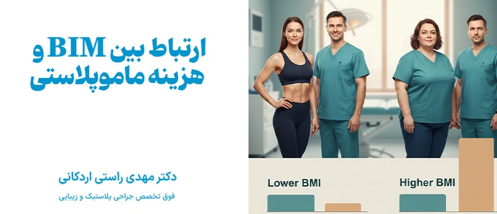 ارتباط بین BMI و هزینه ماموپلاستی