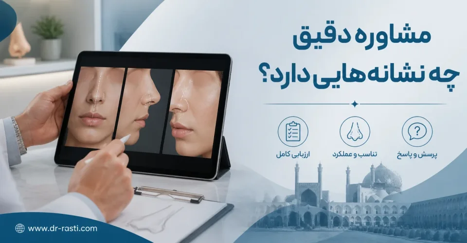 نمای توضیحی درباره مشاوره دقیق چه نشانههایی دارد